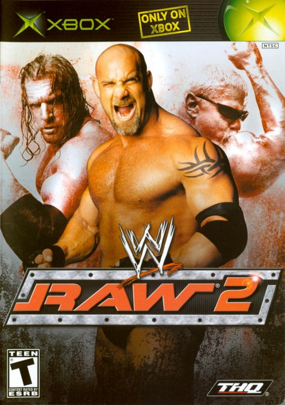 WWE Raw 2 box art for Xbox